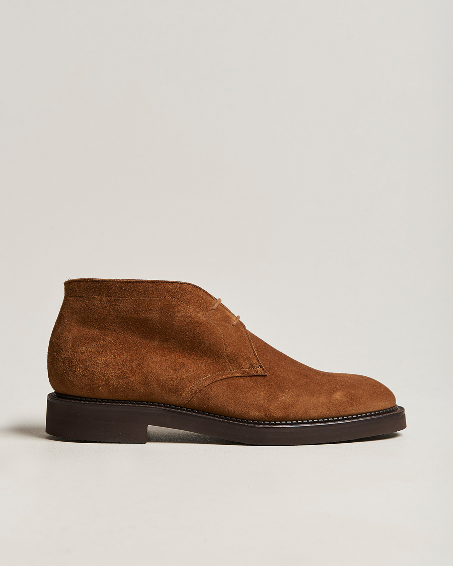 Herren | John Lobb Heywood Chukka Boots Tobacco Suede | John Lobb | Heywood Chukka Boots Tobacco Suede