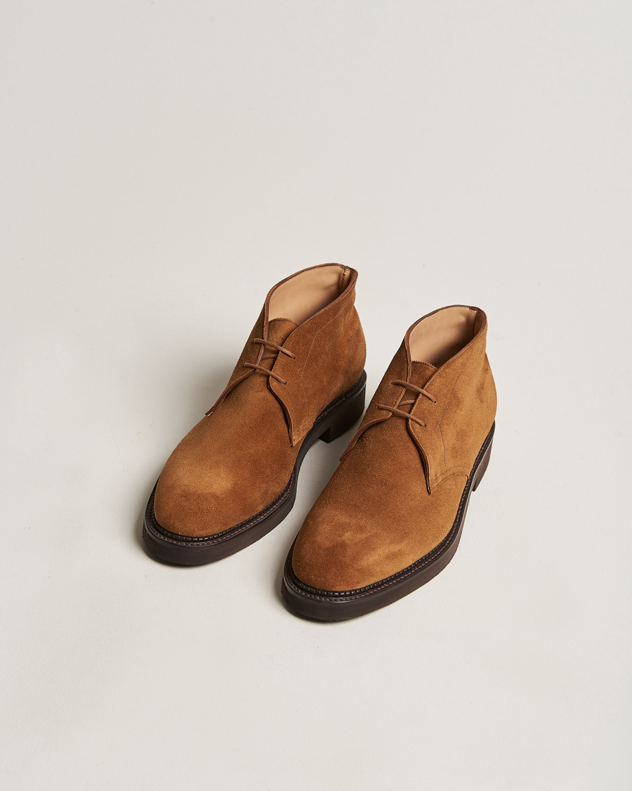 Herren | John Lobb Heywood Chukka Boots Tobacco Suede | John Lobb | Heywood Chukka Boots Tobacco Suede