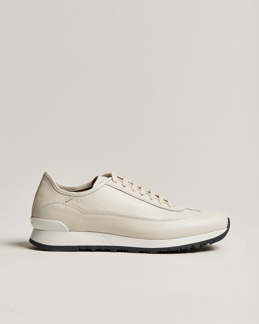 Herren | John Lobb Hurlingham Running Sneakers Off White | John Lobb | Hurlingham Running Sneakers Off White