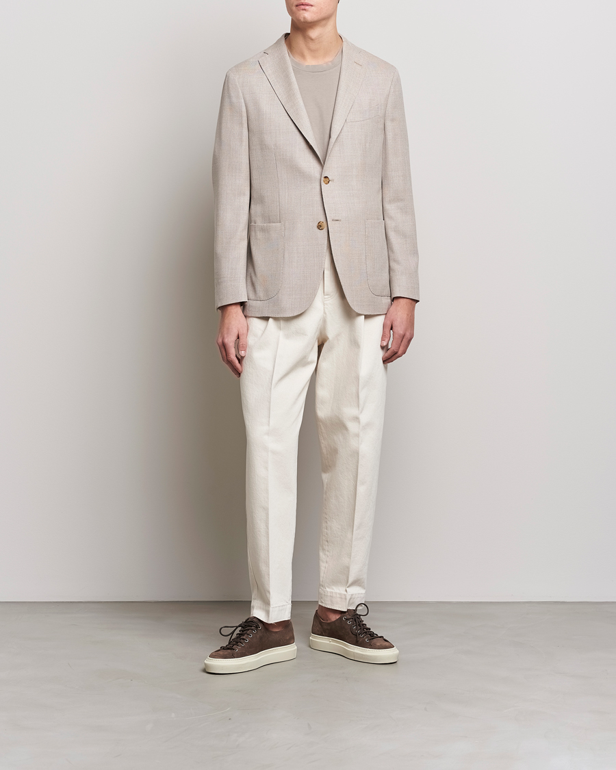 Herren | Sakkos | Boglioli | K Jacket Wool Hopsack Blazer Beige