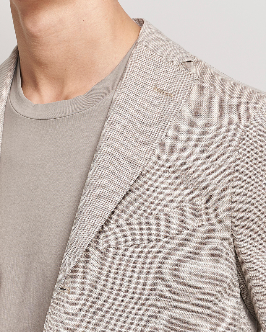Herren | Sakkos | Boglioli | K Jacket Wool Hopsack Blazer Beige