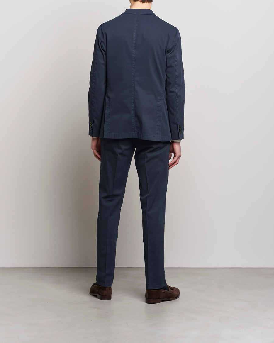 Herren | Anzüge | Boglioli | K Jacket Cotton Stretch Suit Navy