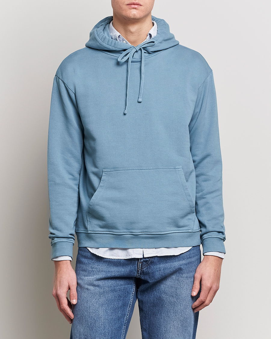 Herren | Pullover | Boglioli | Hooded Sweater Dusty Blue