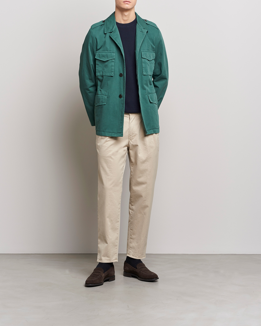 Herren | Jacken | Boglioli | Field Jacket Dark Green