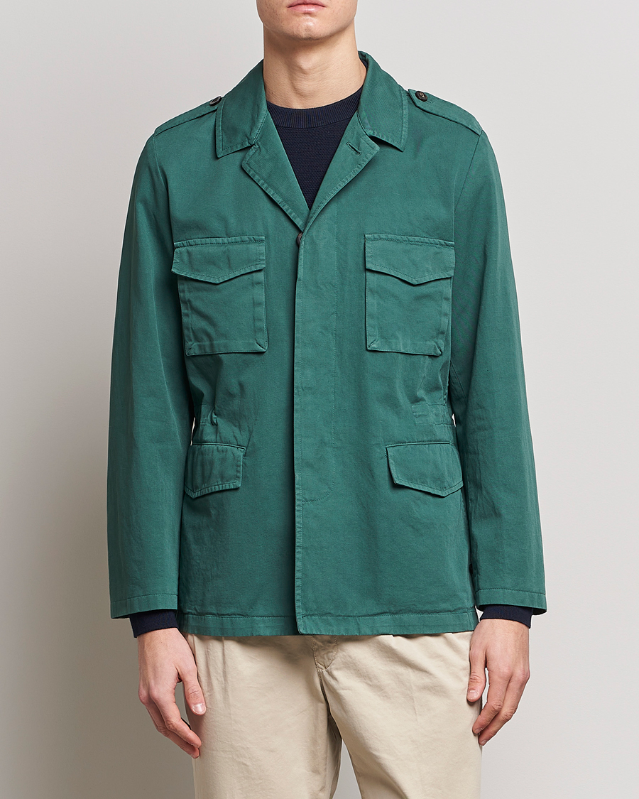 Herren | Jacken | Boglioli | Field Jacket Dark Green