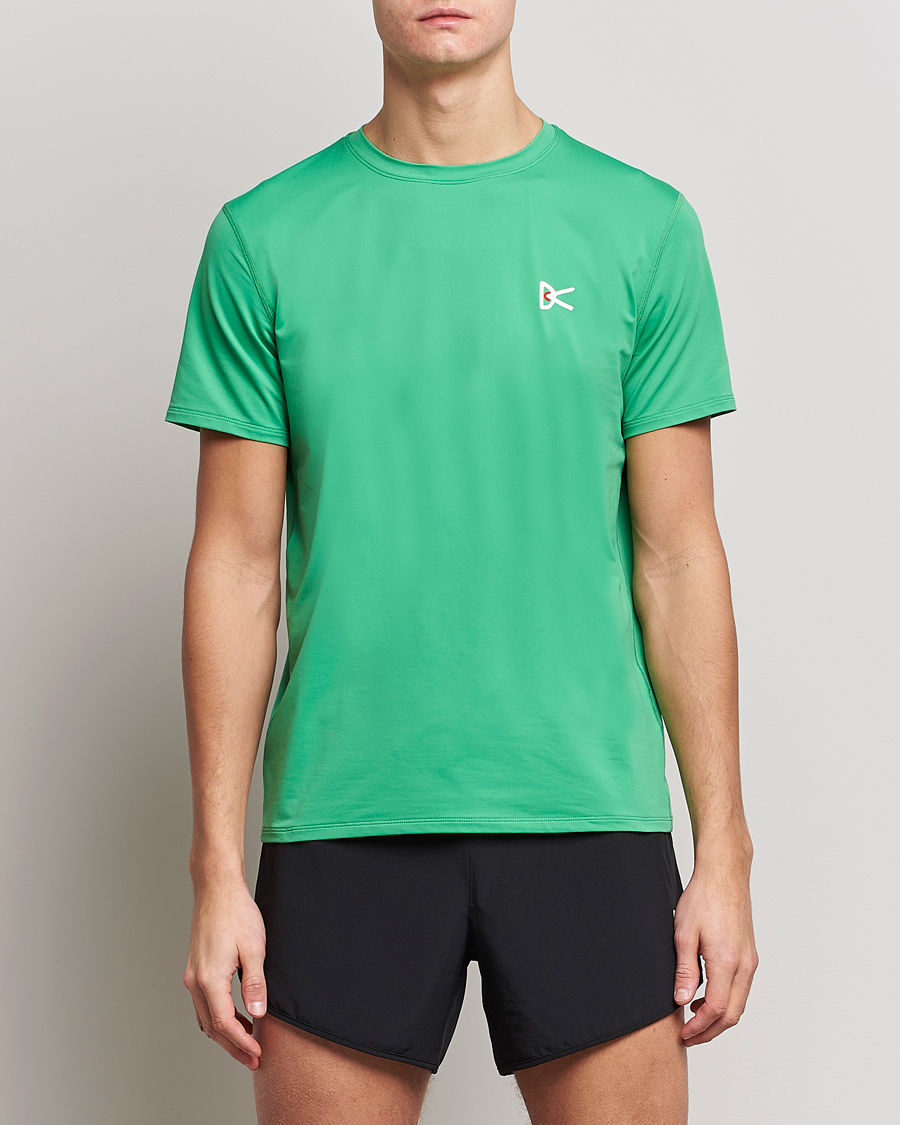 Herren | T-Shirts | District Vision | Deva-Tech Short Sleeve T-Shirt Algae