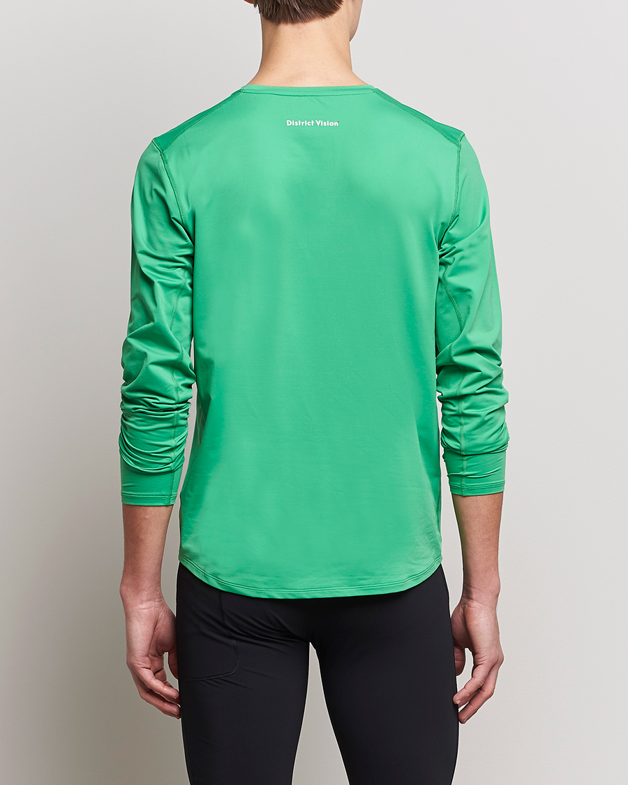 Herren | T-Shirts | District Vision | Deva-Tech Long Sleeve T-Shirt Algae
