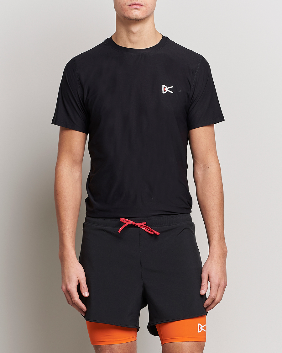 Herren | T-Shirts | District Vision | Aloe-Tech Short Sleeve T-Shirt Black