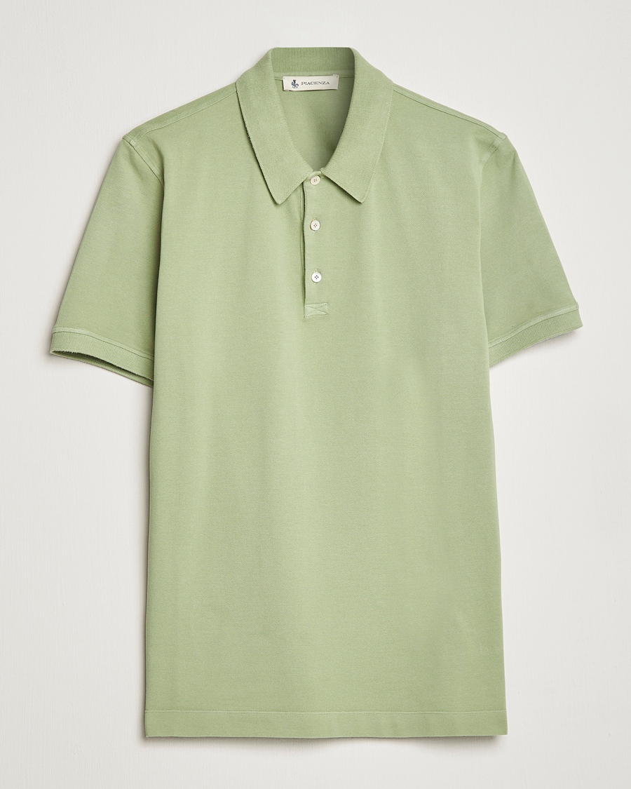 Herren | Poloshirts | Piacenza Cashmere | Portofino Short Sleeve Polo Mint