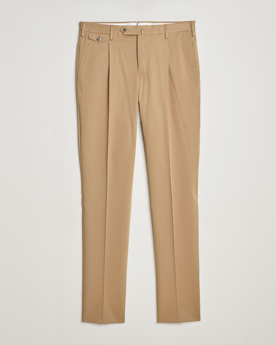 Herren | Hosen | PT01 | Gentleman Fit Silkochino Trousers Beige