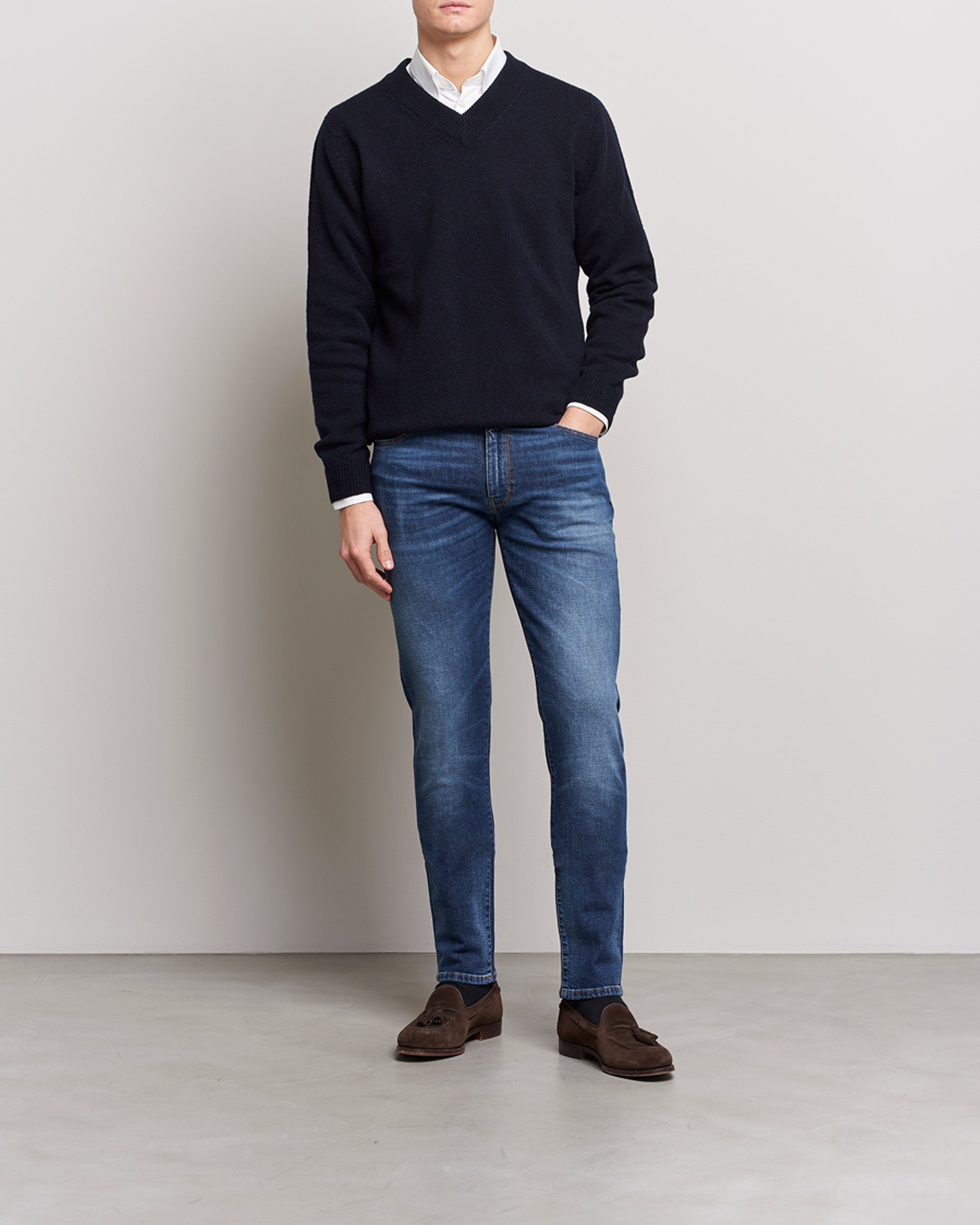Herren | Jeans | PT01 | Slim Fit Stretch Jeans Blue Wash