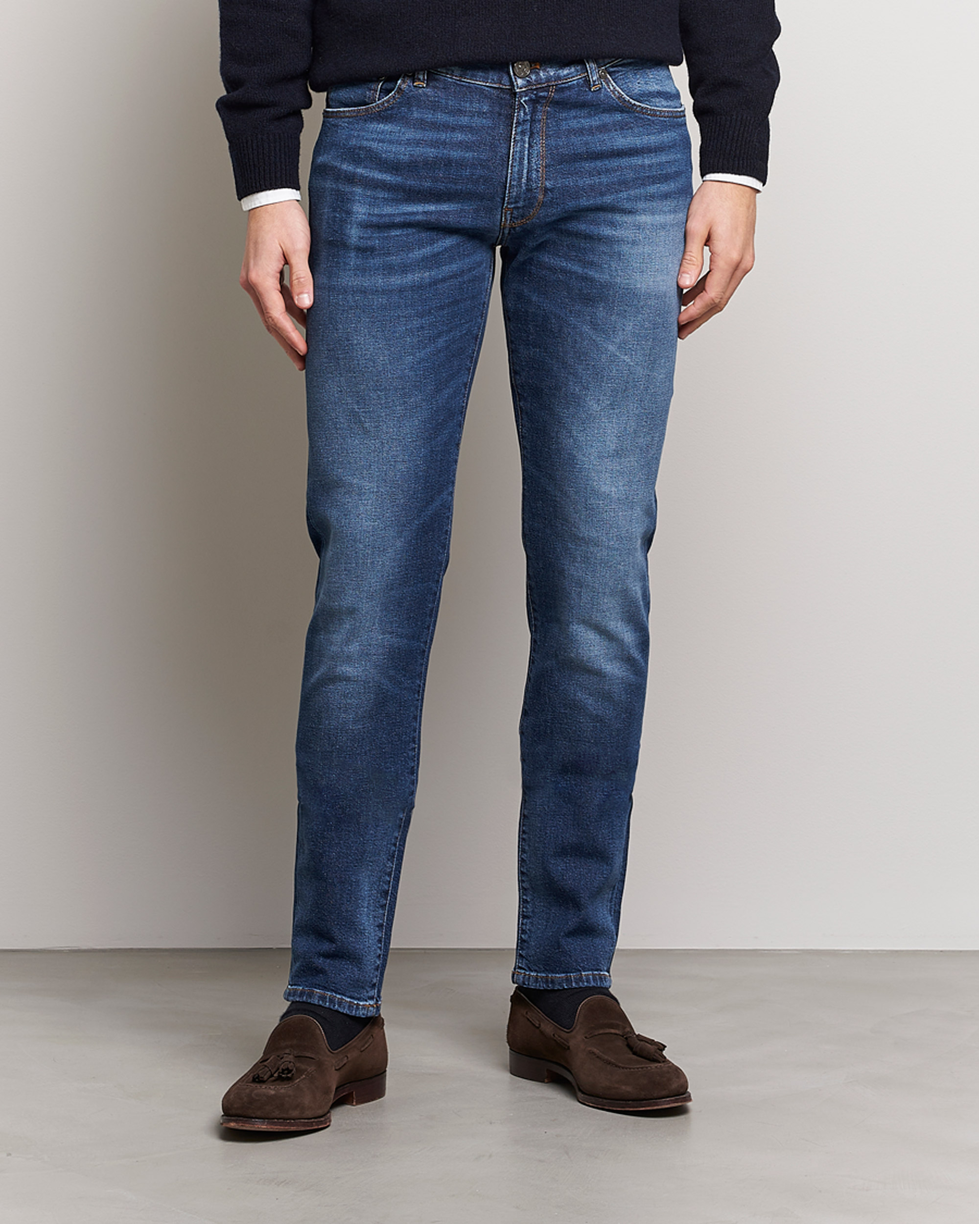 Herren | Jeans | PT01 | Slim Fit Stretch Jeans Blue Wash