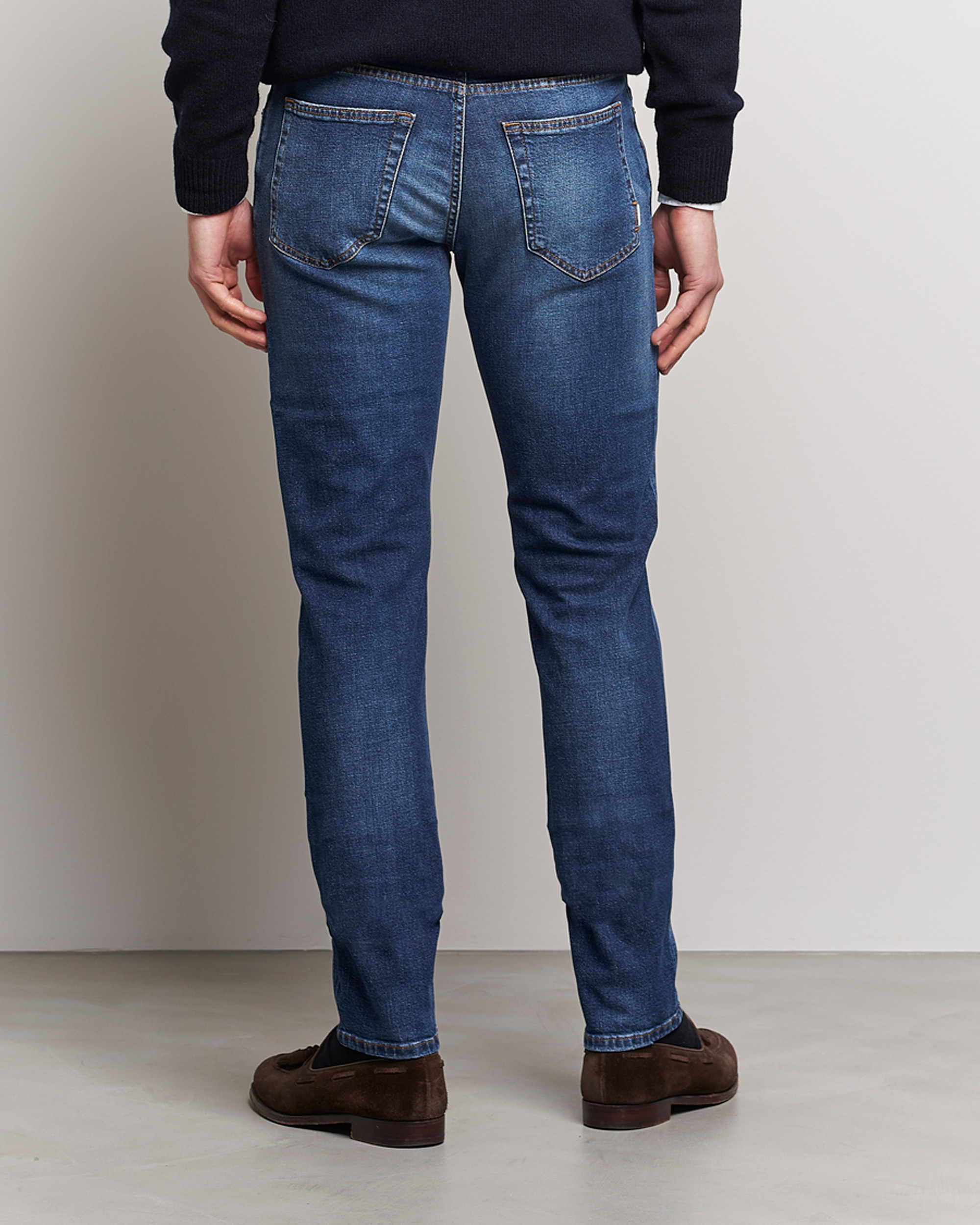 Herren | Jeans | PT01 | Slim Fit Stretch Jeans Blue Wash
