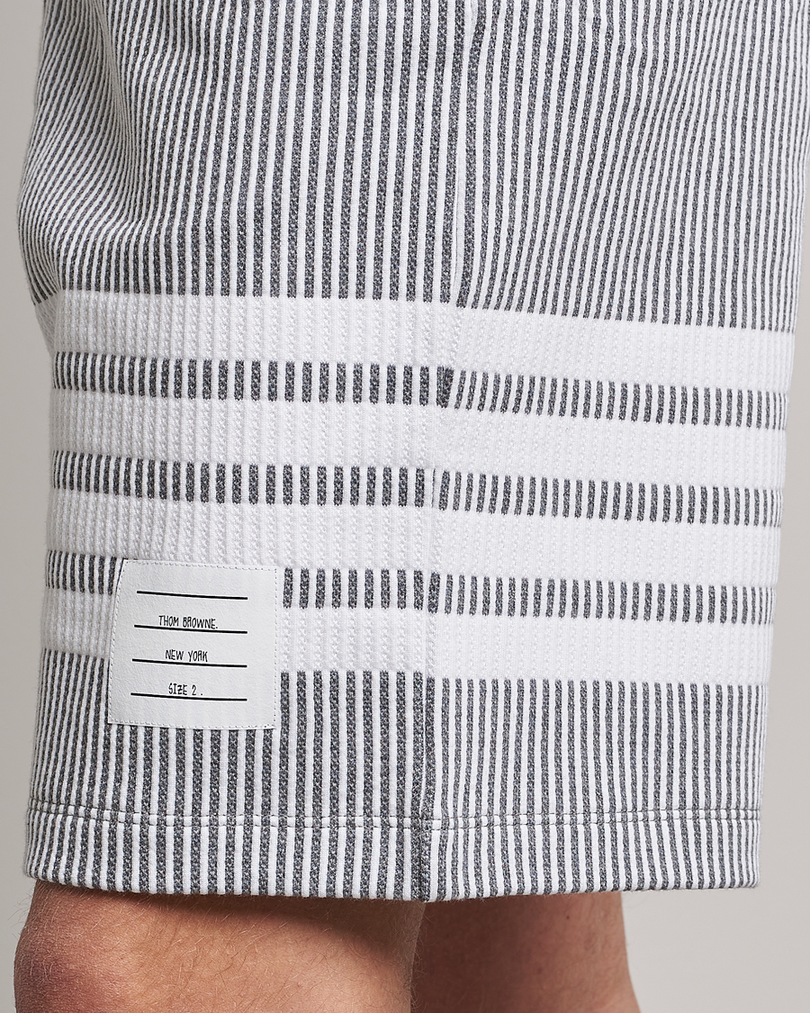Herren | Shorts | Thom Browne | Seersucker Loopback Shorts Light Grey