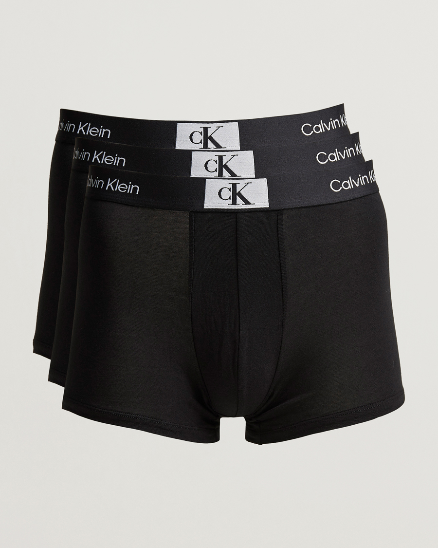 Herren | Unterwäsche | Calvin Klein | Cotton Stretch Trunk 3-pack Black