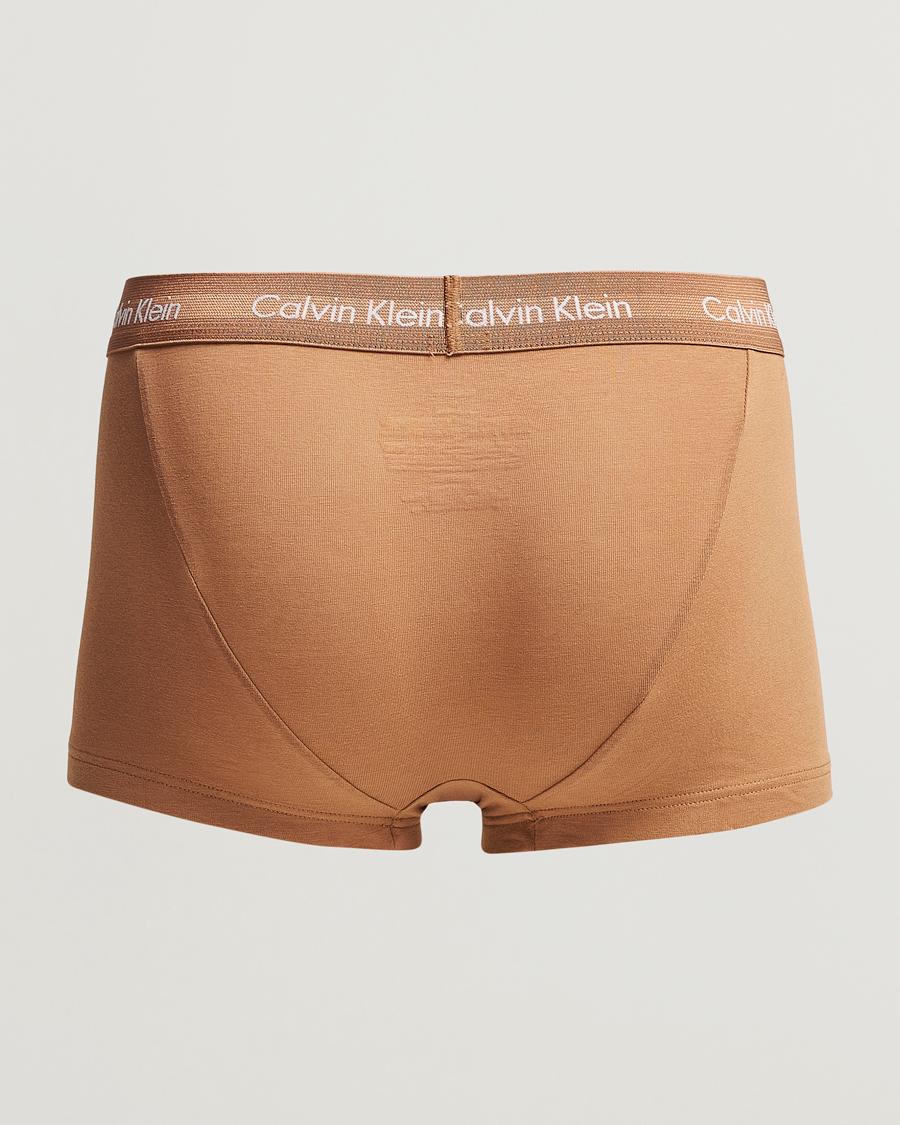 Herren | Unterwäsche | Calvin Klein | Cotton Stretch Trunk 3-Pack Black/Khaki/Beige