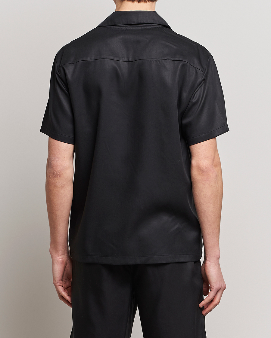 Herren | Hemden | Calvin Klein | Lyocell Short Sleeve Loungewear Shirt Black