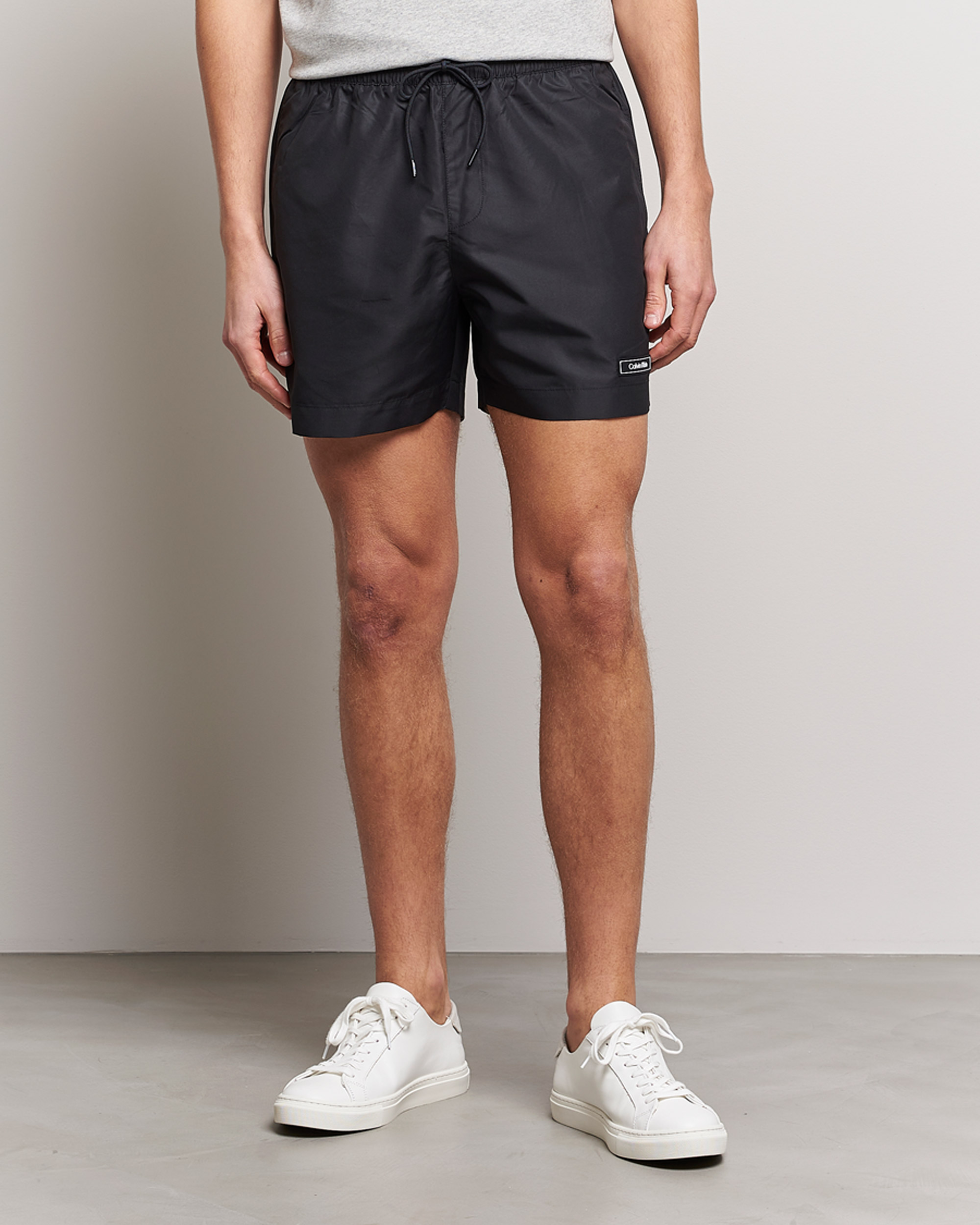 Herren | Badehosen | Calvin Klein | Logo Drawstring Swimshorts Black