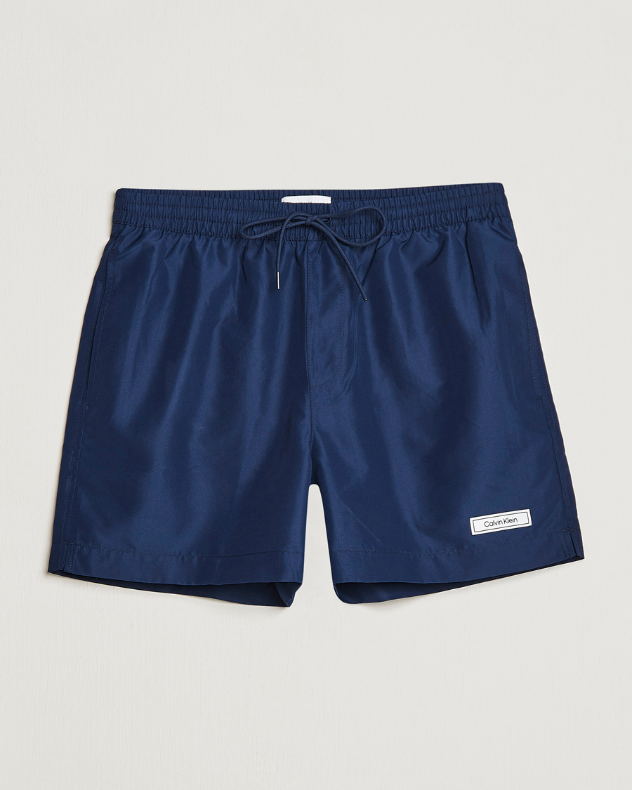 Herren | Badehosen | Calvin Klein | Logo Drawstring Swimshorts Navy Iris