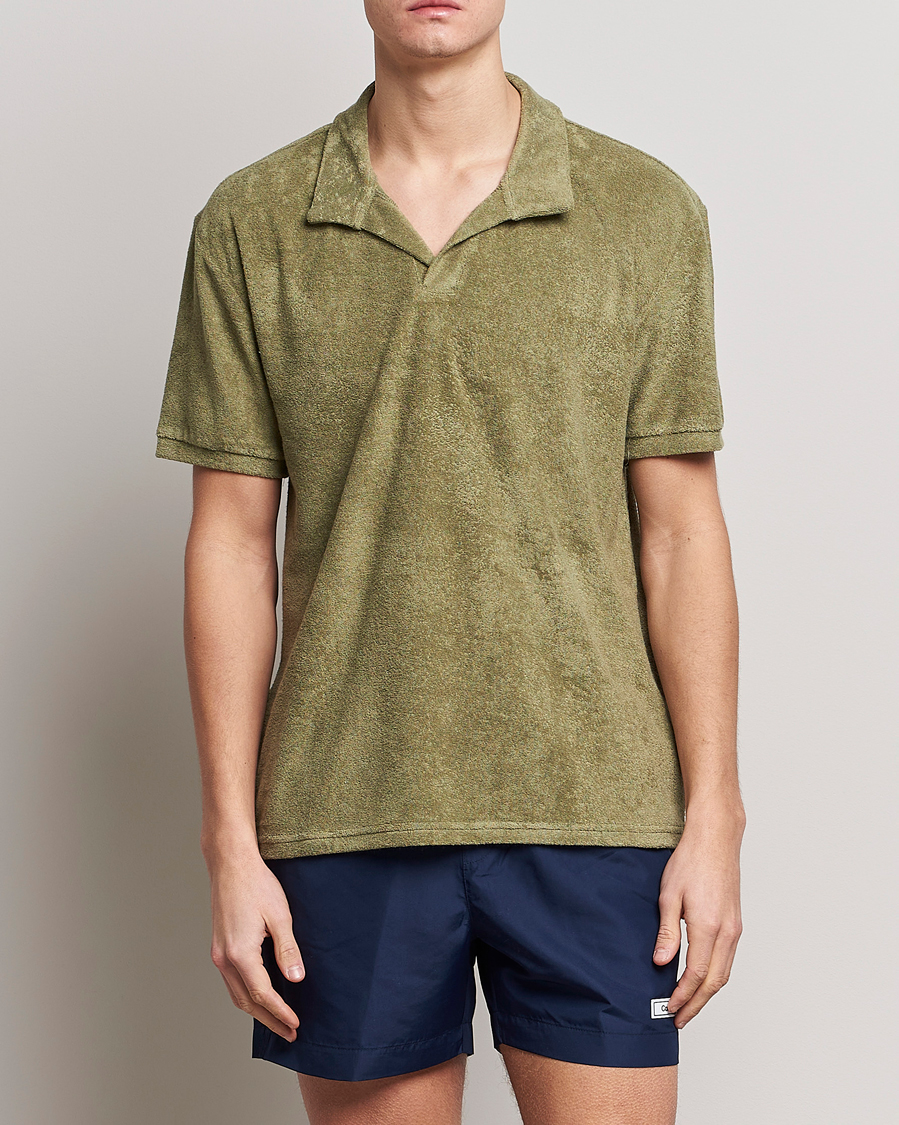 Herren | Poloshirts | Calvin Klein | Terry Polo Delta Green