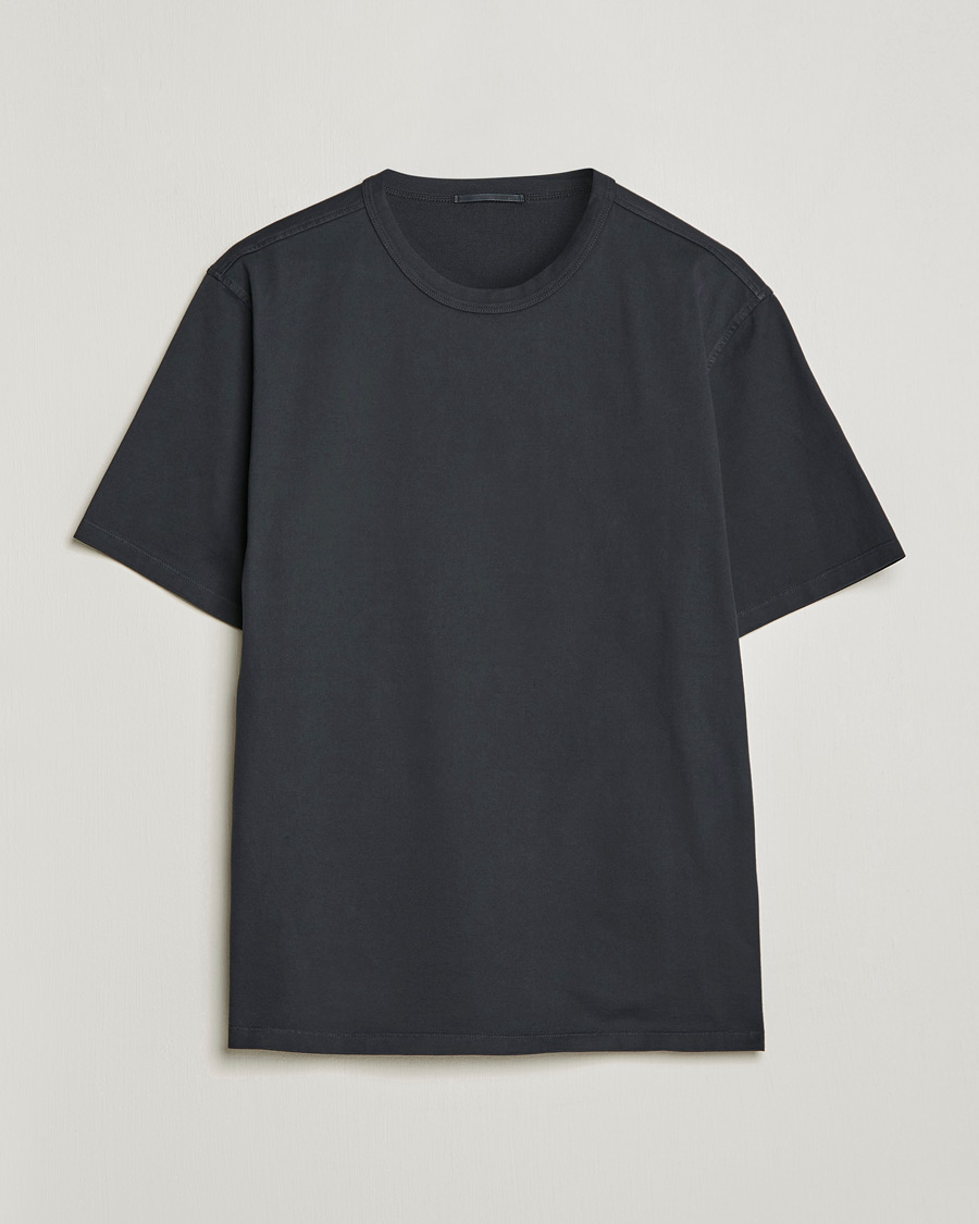 Herren | T-Shirts | Ten c | Garment Dyed Cotton Jersey T-Shirt Blue Grey