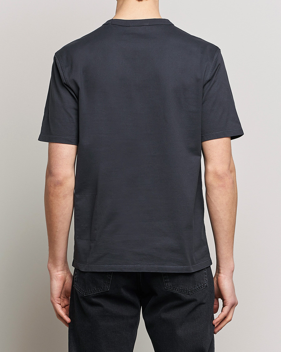 Herren | T-Shirts | Ten c | Garment Dyed Cotton Jersey T-Shirt Blue Grey