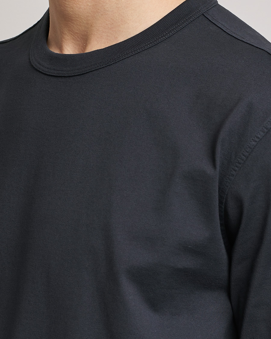 Herren | T-Shirts | Ten c | Garment Dyed Cotton Jersey T-Shirt Blue Grey