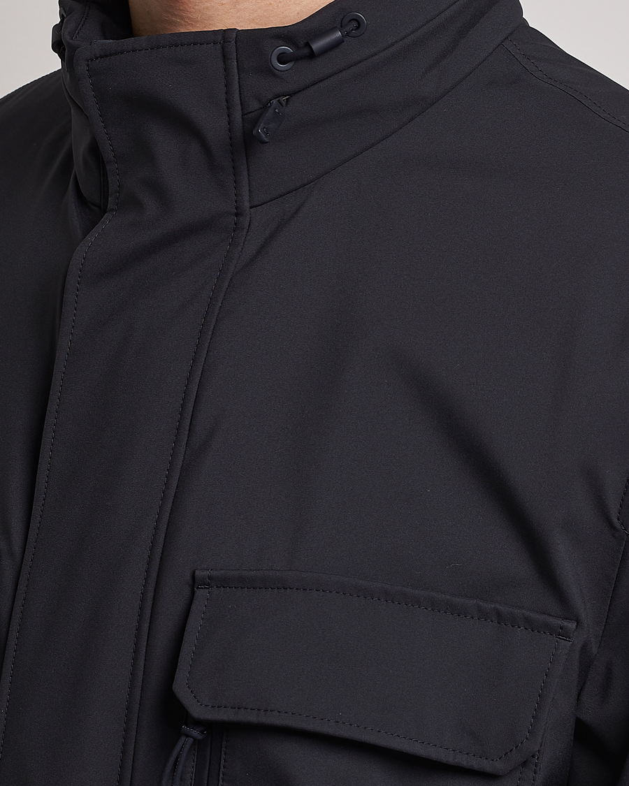 Herren | Jacken | Zegna | Water Repellent Nylon Field Jacket Navy