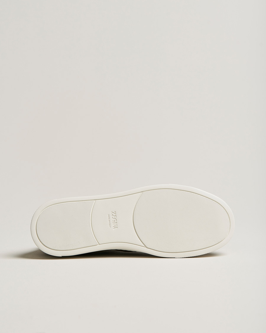 Herren | Zegna Triple Stitch Sneakers Dark Brown Suede | Zegna | Triple Stitch Sneakers Dark Brown Suede