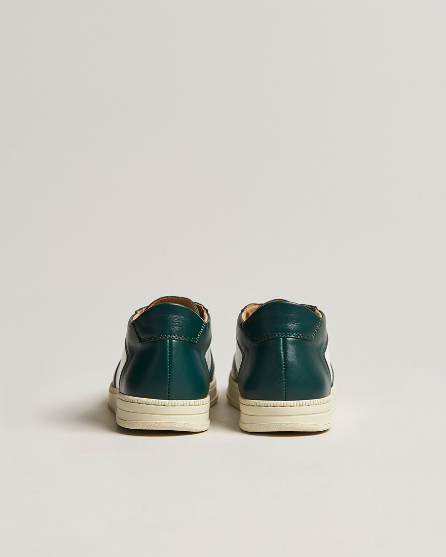 Herren | C.QP Cingo Leather Sneaker White/Bottle Green | CQP | C.QP Cingo Leather Sneaker White/Bottle Green
