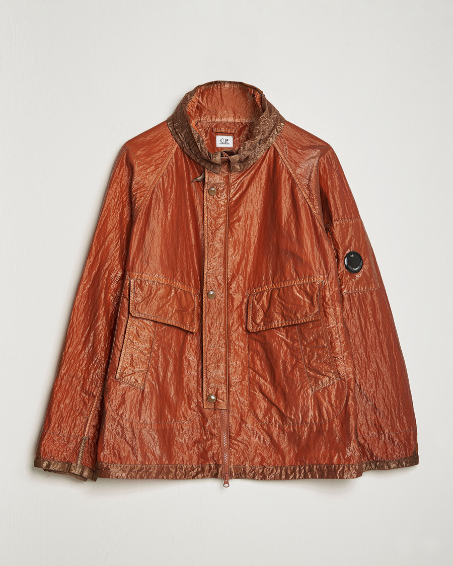 Herren | Jacken | C.P. Company | Kan-D Garment Dyed Nylon Jacket Rust