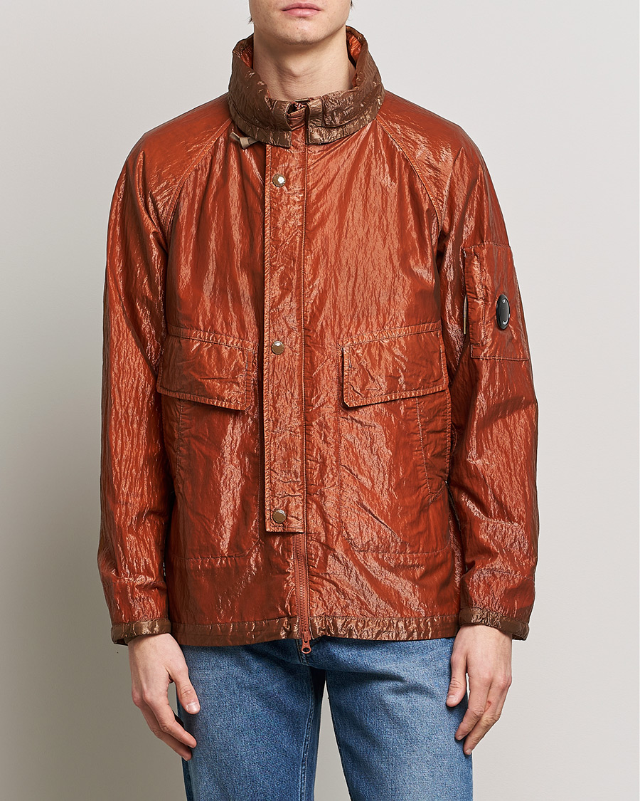 Herren | Jacken | C.P. Company | Kan-D Garment Dyed Nylon Jacket Rust