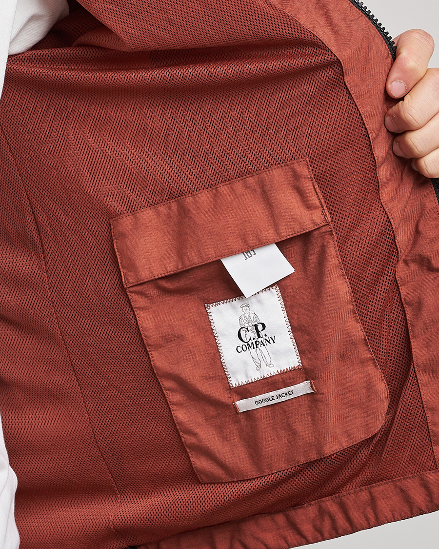 Herren | Jacken | C.P. Company | Chrome Re-cycled Nylon Goggle Jacket Rust