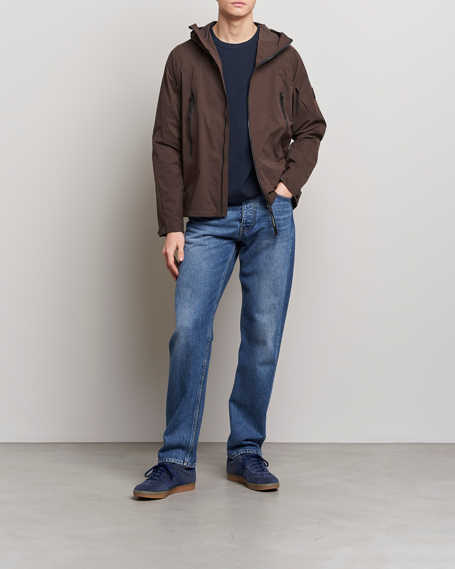 Herren | Jacken | C.P. Company | Pro-tek Hooded Lens Jacket Brown