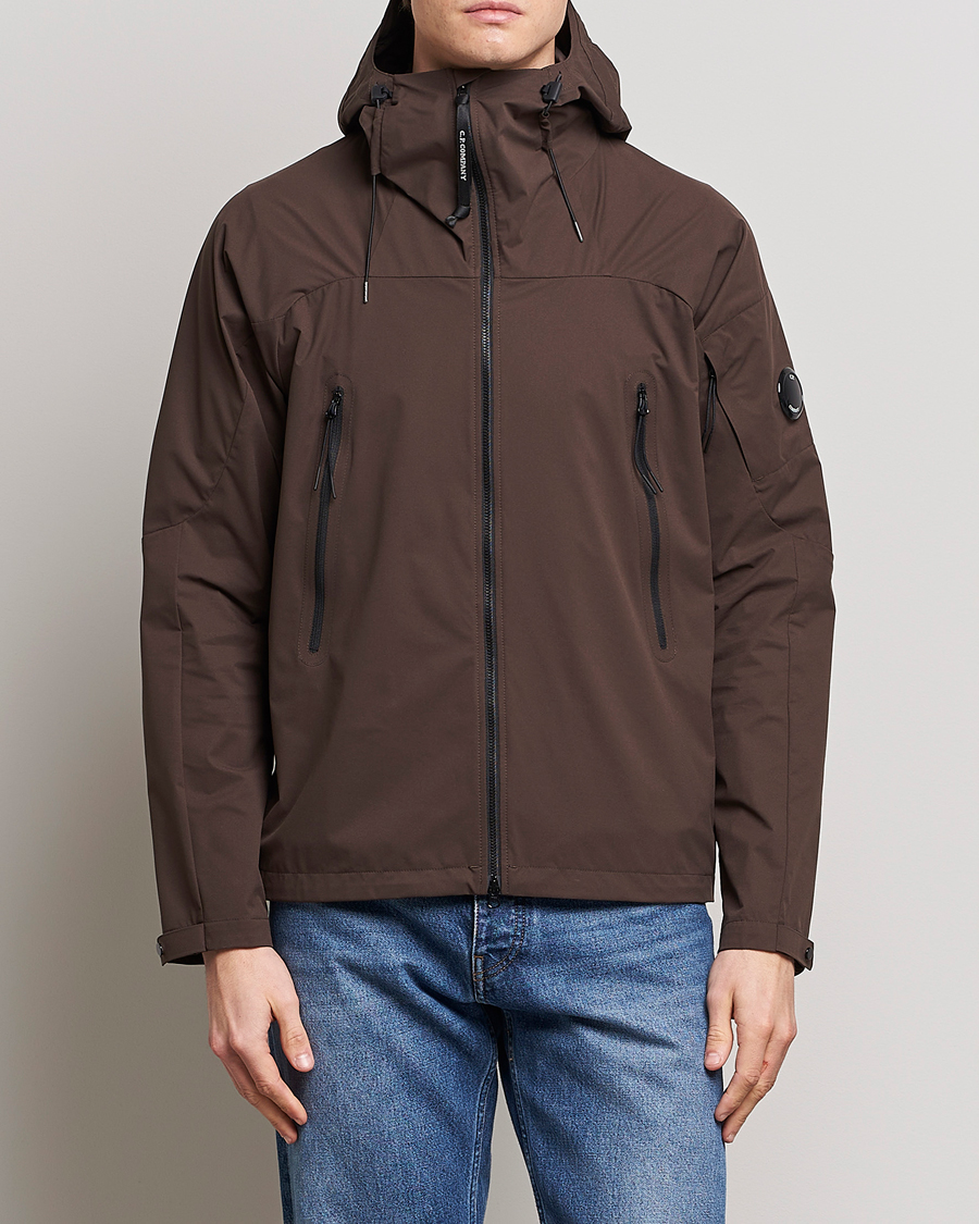 Herren | Jacken | C.P. Company | Pro-tek Hooded Lens Jacket Brown