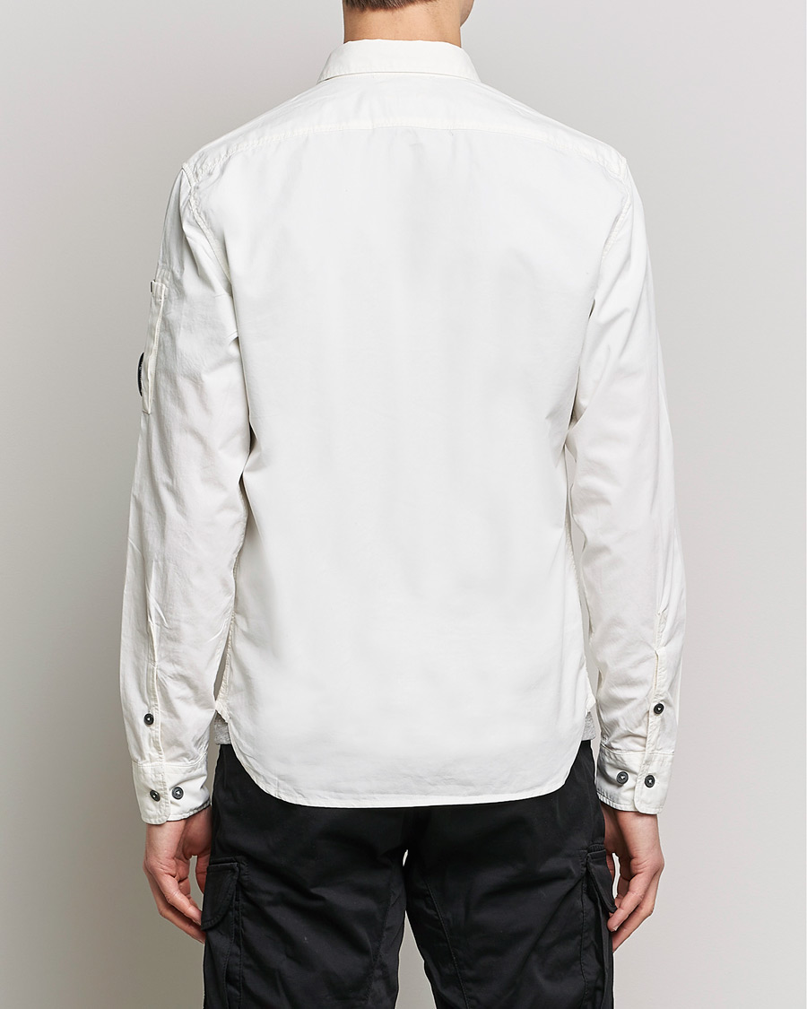 Herren | Hemden | C.P. Company | Garment Dyed Gabardine Shirt Jacket White