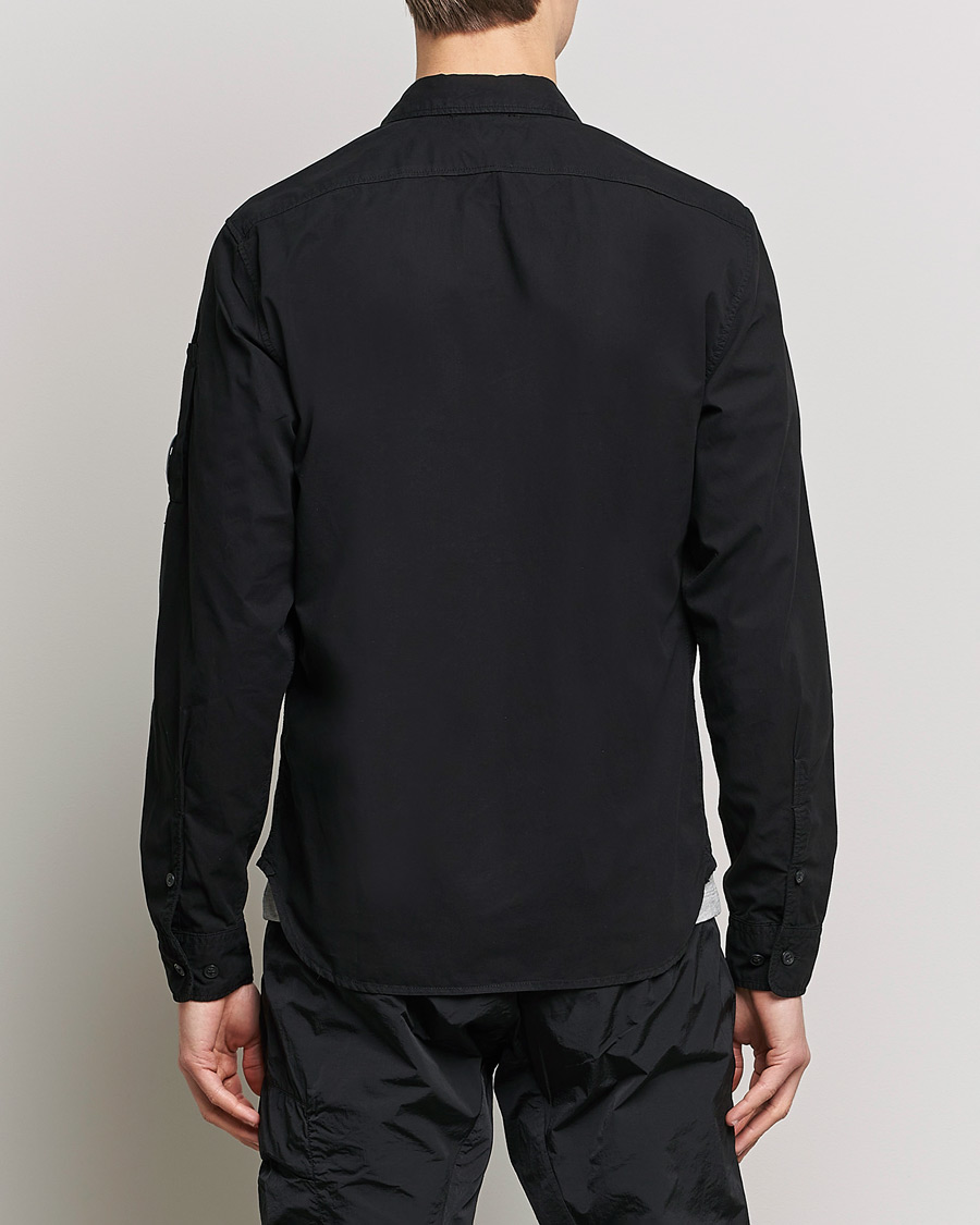 Herren | Hemden | C.P. Company | Garment Dyed Gabardine Shirt Jacket Black