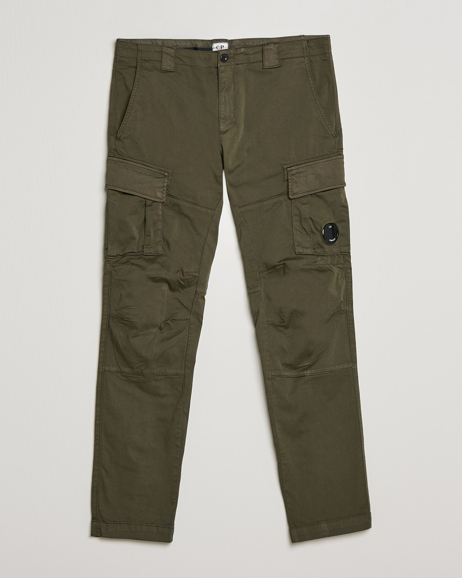 Herren | Hosen | C.P. Company | Satin Stretch Cargo Pants Olive