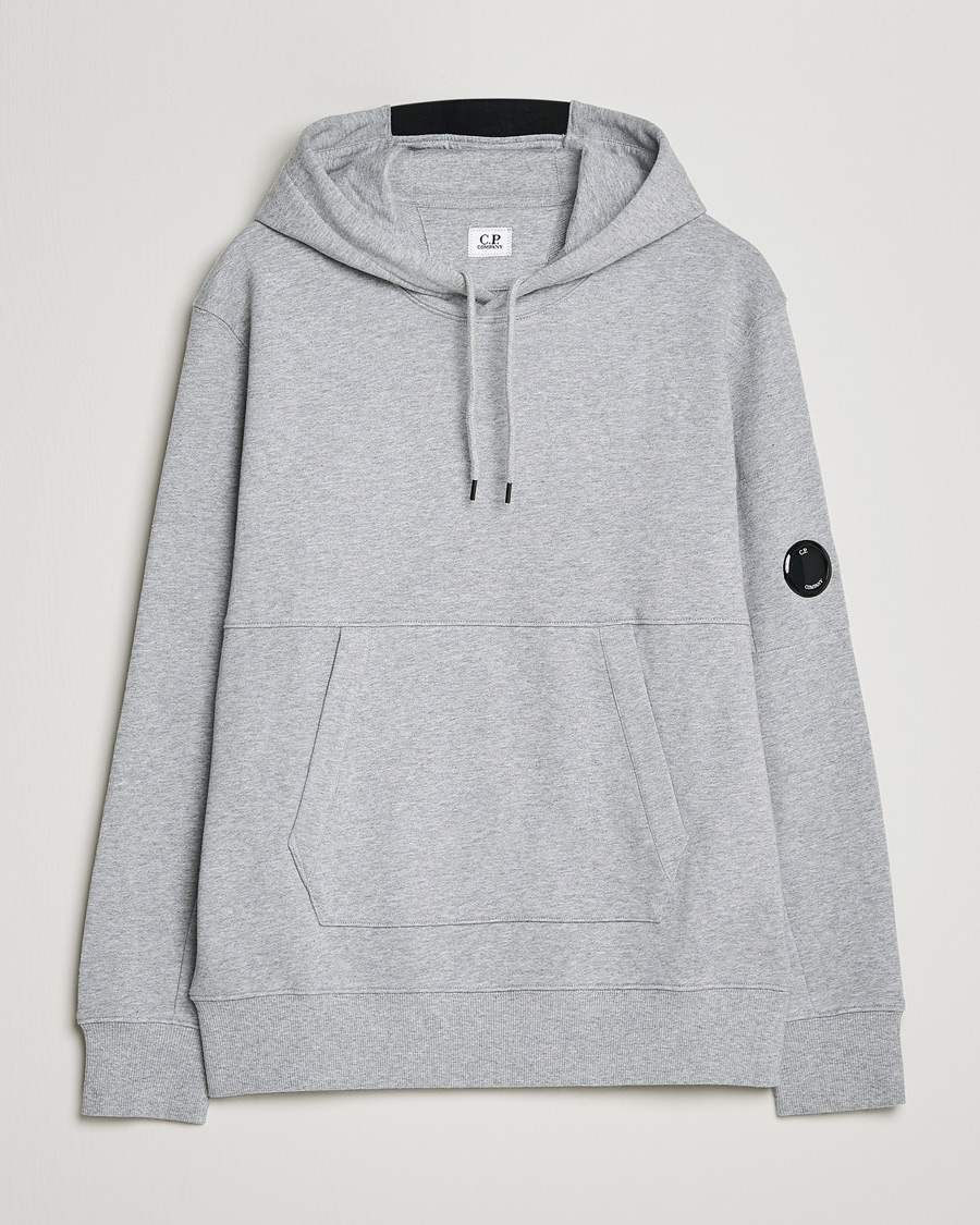 Herren | Pullover | C.P. Company | Diagonal Raised Fleece Hooded Lens Sweatshirt Grey