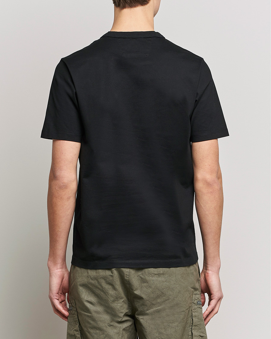 Herren | T-Shirts | C.P. Company | Heavy Mercerized Cotton Logo Tee Black