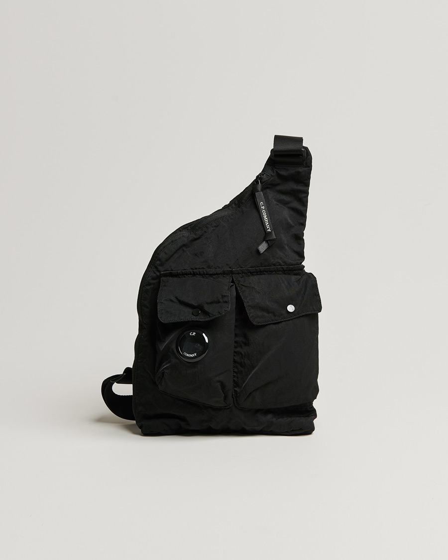 Herren | C.P. Company Nylon B Shoulder Bag Black | C.P. Company | Nylon B Shoulder Bag Black