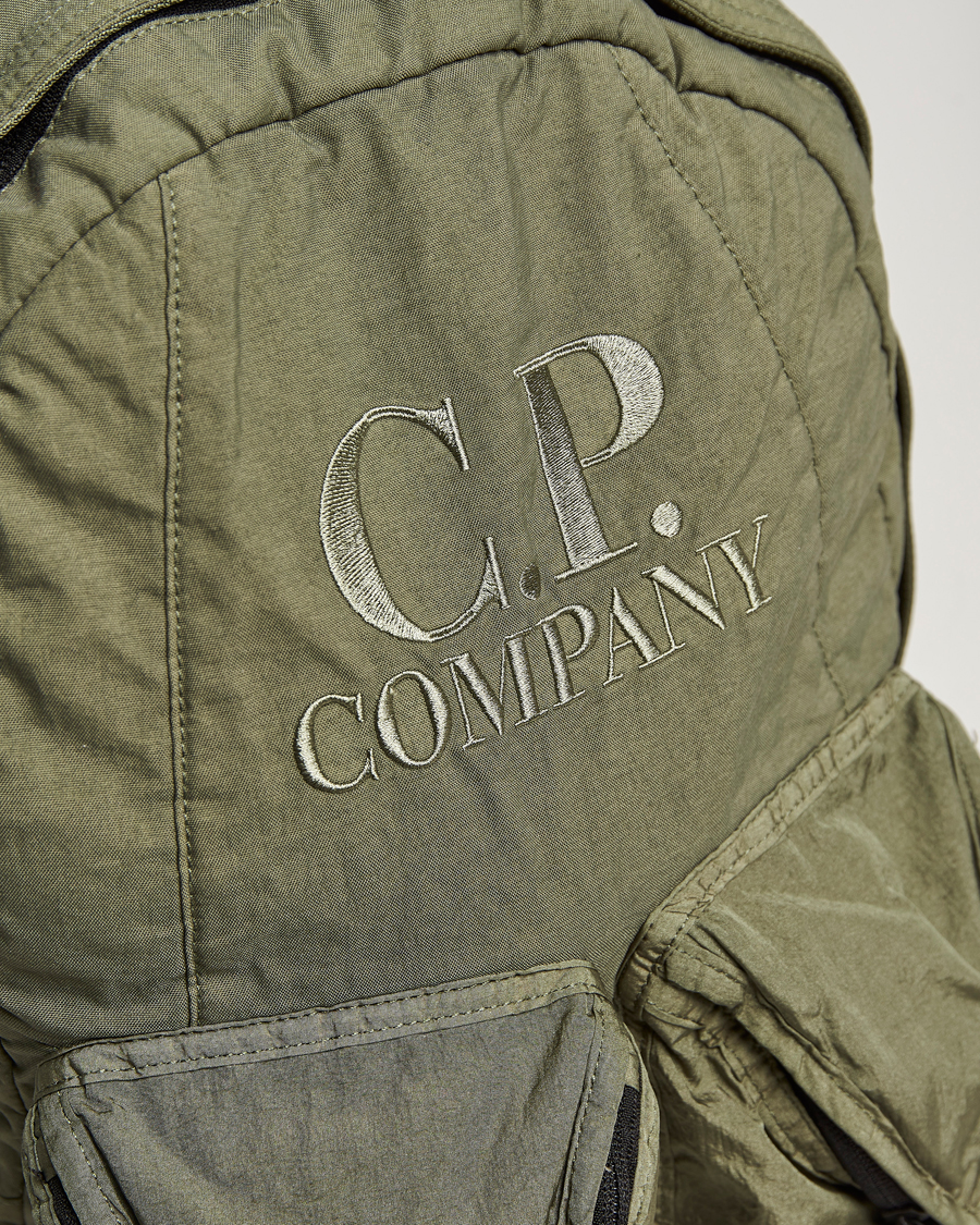 Herren | C.P. Company Taylon P Nylon Backpack Olive | C.P. Company | Taylon P Nylon Backpack Olive