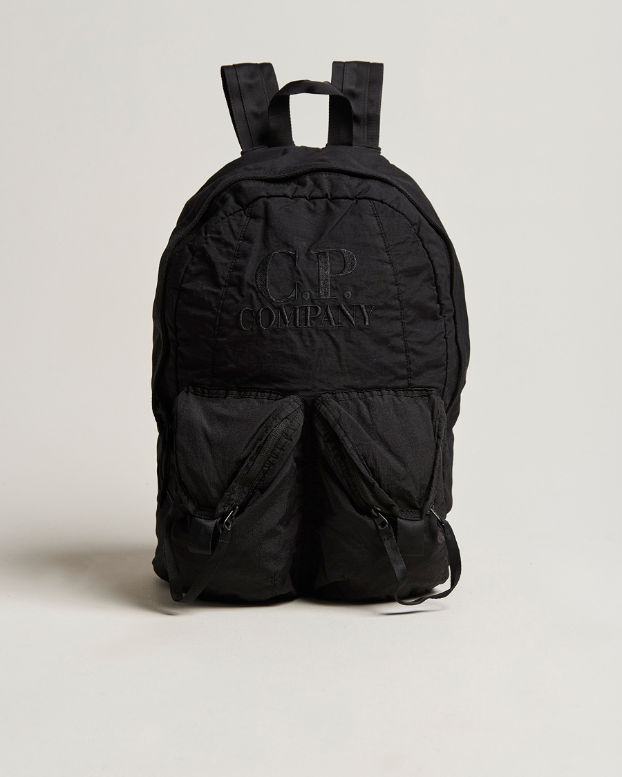 Herren | C.P. Company Taylon P Nylon Backpack Black | C.P. Company | Taylon P Nylon Backpack Black