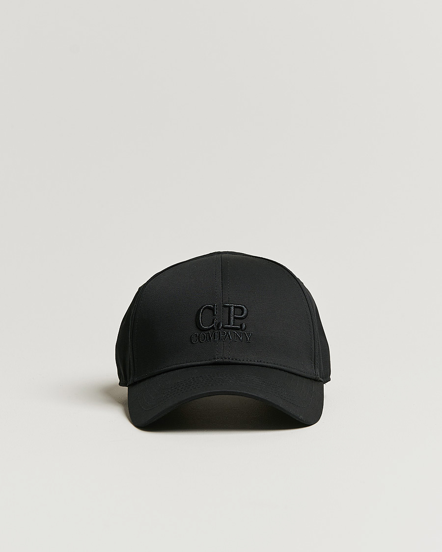 Herren | C.P. Company Cotton Gabardine Cap Black | C.P. Company | Cotton Gabardine Cap Black