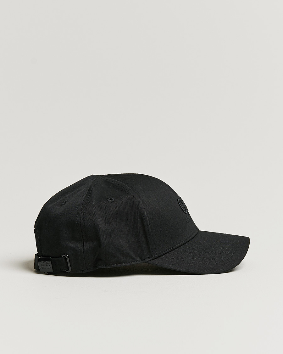 Herren | C.P. Company Cotton Gabardine Cap Black | C.P. Company | Cotton Gabardine Cap Black