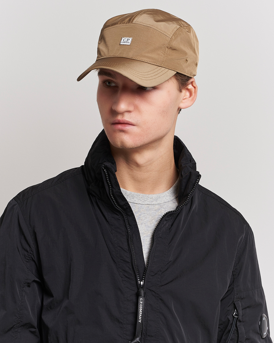 Herren | C.P. Company Chrome - R Cap Khaki brown | C.P. Company | Chrome - R Cap Khaki brown