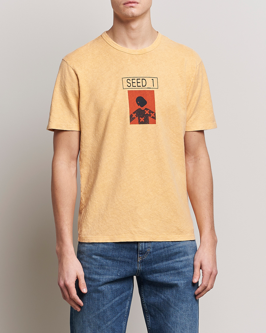 Herren | T-Shirts | C.P. Company | Seed Recycled Hemp T-Shirt Orange