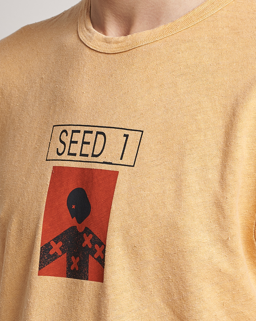 Herren | T-Shirts | C.P. Company | Seed Recycled Hemp T-Shirt Orange
