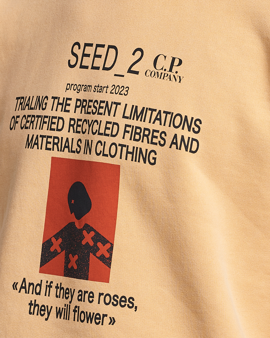Herren | Pullover | C.P. Company | Recycled Cotton Sweatshirt Orange