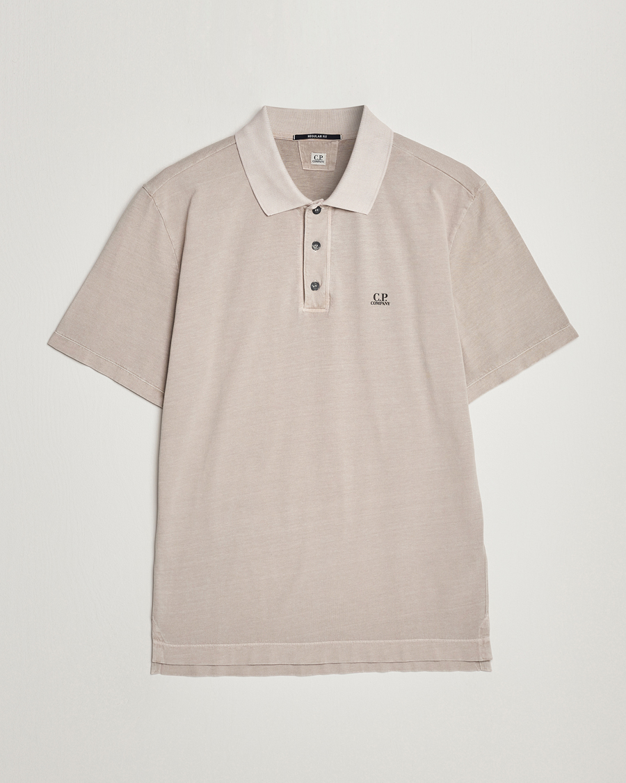 Herren | Poloshirts | C.P. Company | Old Dyed Cotton Jersey Polo Grey